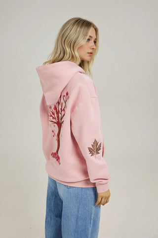 Autumn - Winter Hoodie Pink