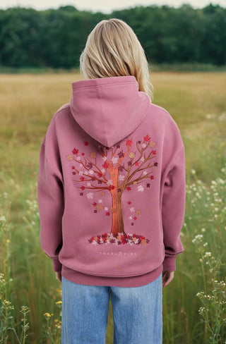 Autumn - Winter Hoodie Plum