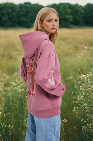 Autumn - Winter Hoodie Plum