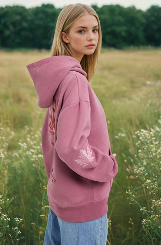 Autumn - Winter Hoodie Plum