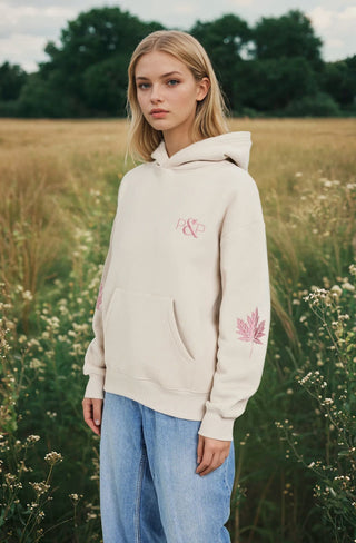 Autumn - Winter Hoodie Cream