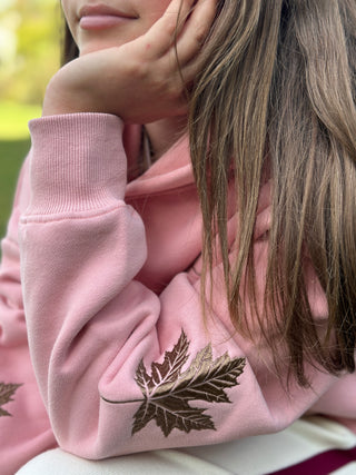 Autumn - Winter Hoodie Pink