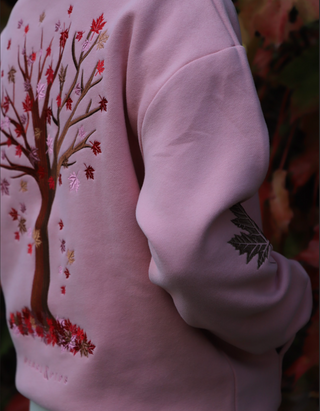 Autumn - Winter Hoodie Pink