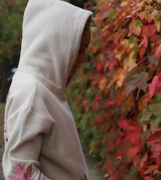 Autumn - Winter Hoodie Cream